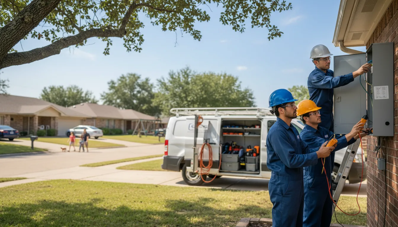 Certified electrician providing emergency electrical services in Holmesville, OH